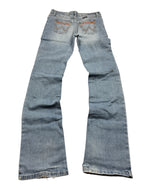 Wrangler Vintage Jeans Backprint Y2K Bootcut Fit 2004 M Damen