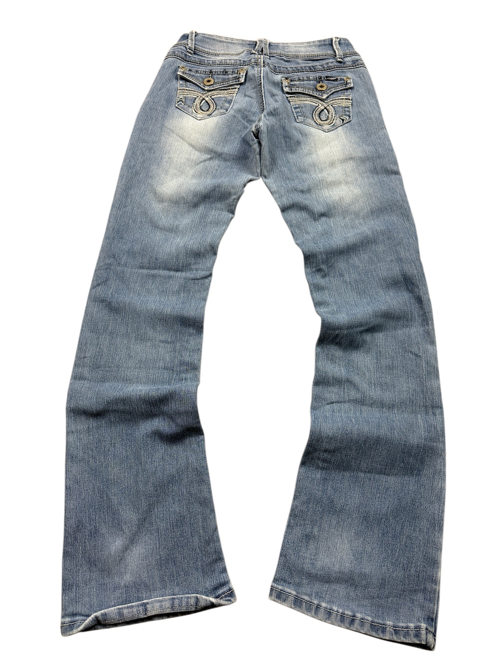 Angels Vintage Jeans Backprint Y2K Bootcut Fit 2005 S Damen