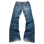 Silver Vintage Bootcut Y2K Denim Jeans 2005 M Damen