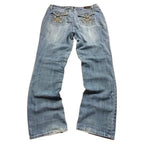 Earl Vintage Bootcut Y2K Denim Jeans 2000 L Damen