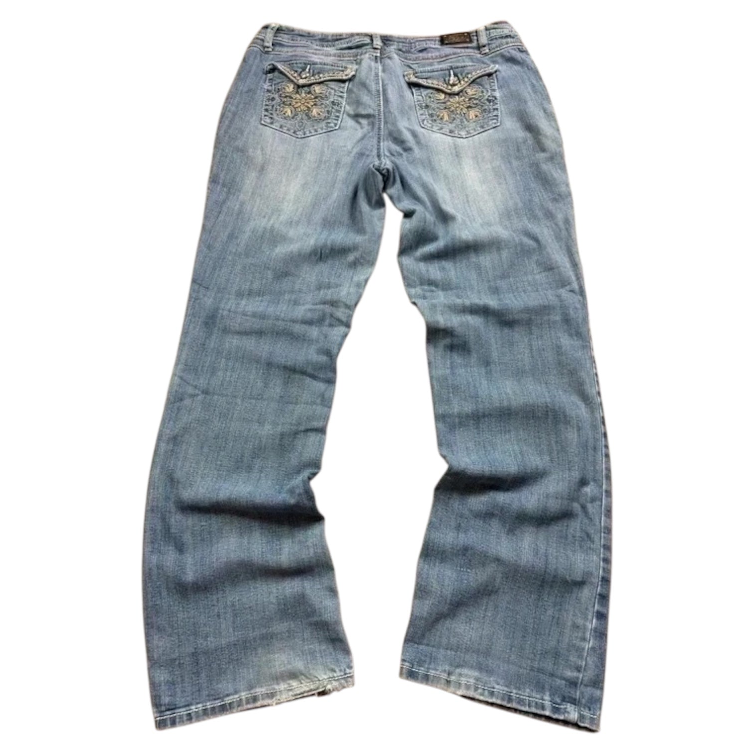Earl Vintage Bootcut Y2K Denim Jeans 2000 L Damen