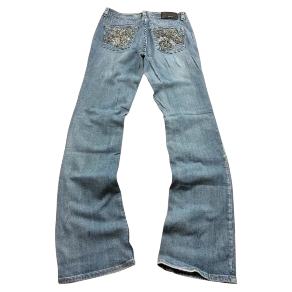Grace Vintage Bootcut Y2K Denim Jeans 2005 M Damen