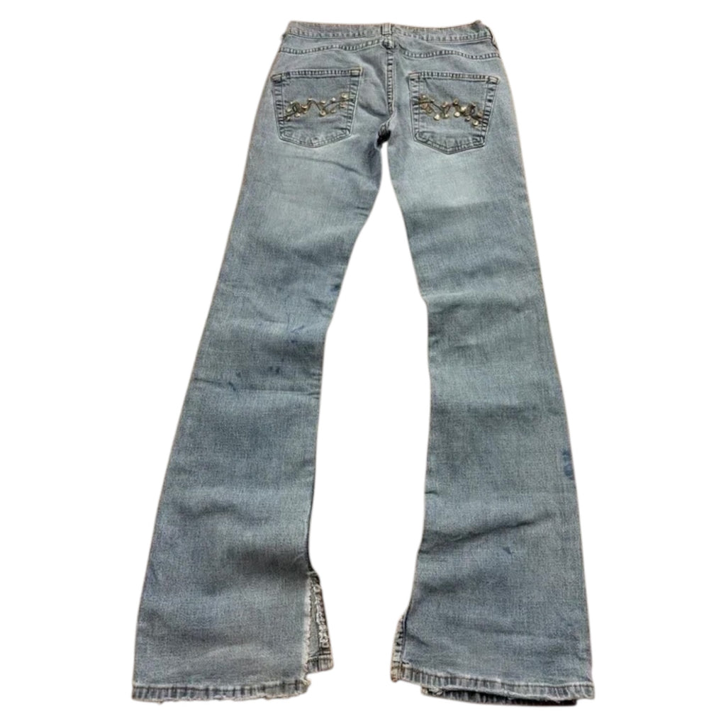 Mossimo Vintage Bootcut Y2K Denim Jeans S Damen