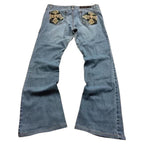 Premiere Vintage Bootcut Y2K Denim Jeans L Damen