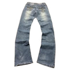 Angels Vintage Jeans Backprint Y2K Bootcut Fit 2005 S Damen