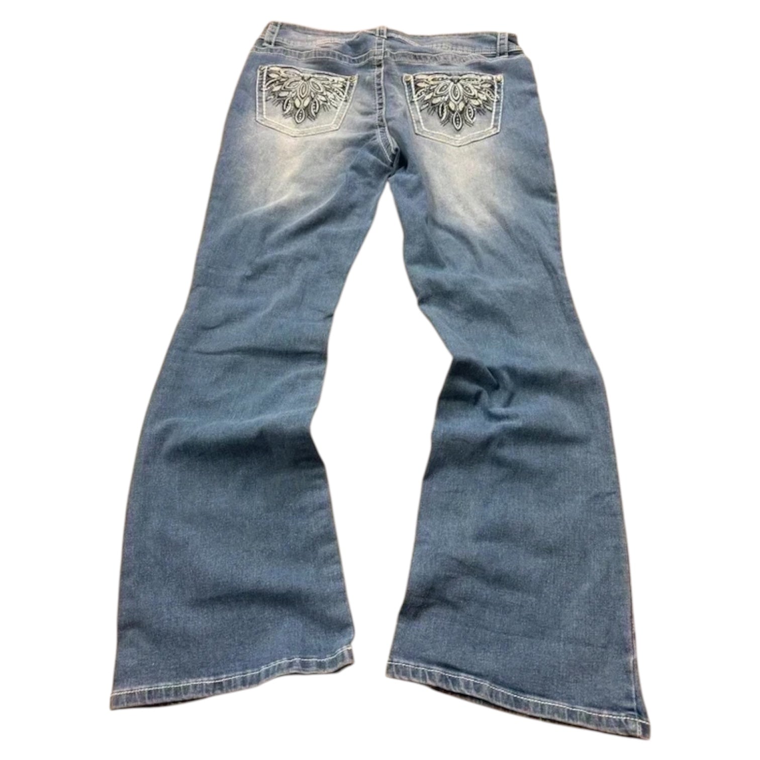 Copper Flash Vintage Bootcut Y2K Denim Jeans L Damen