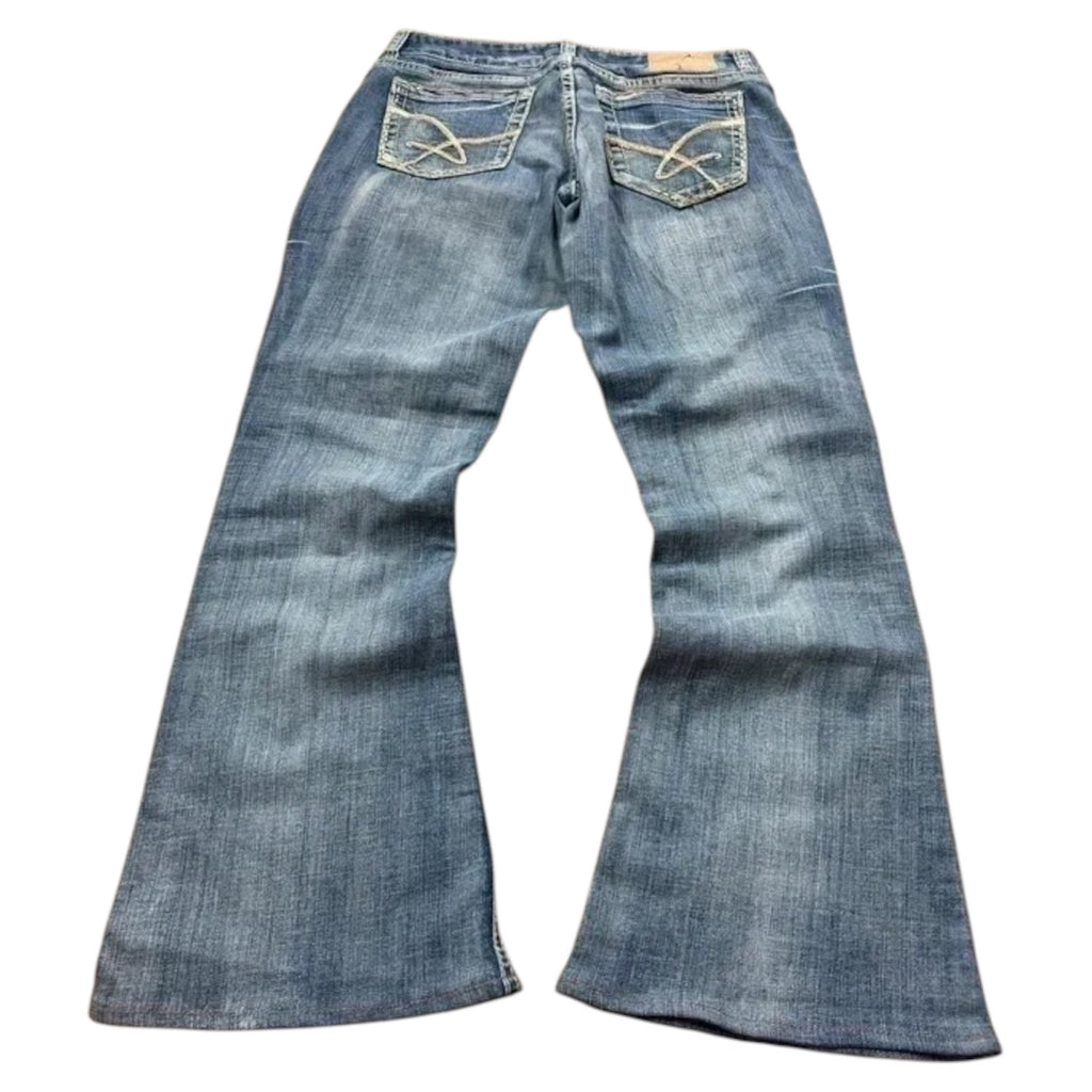 Amethyst Vintage Y2K Flare 2005 Denim Jeans S Damen
