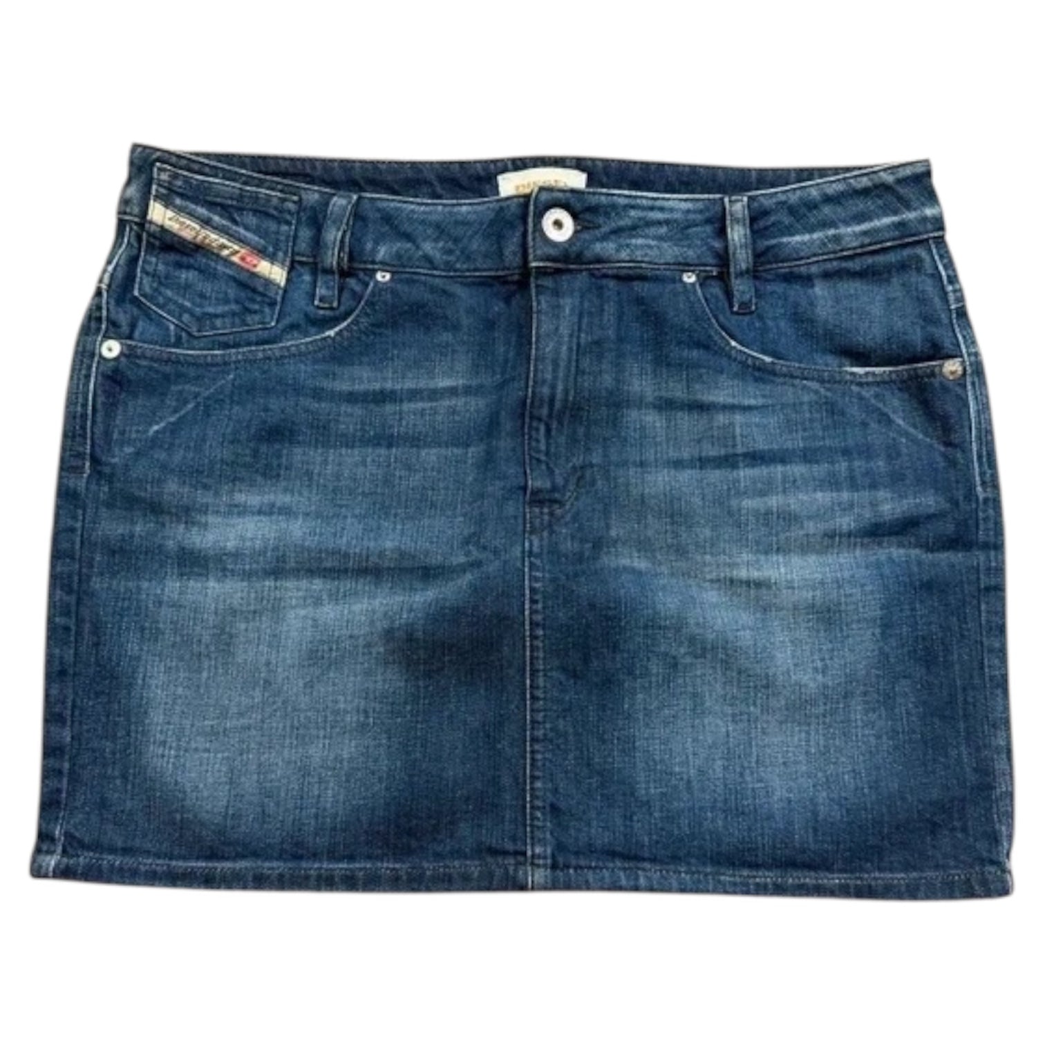 Diesel Vintage Jeans Rock 2008 Blau W31 Damen