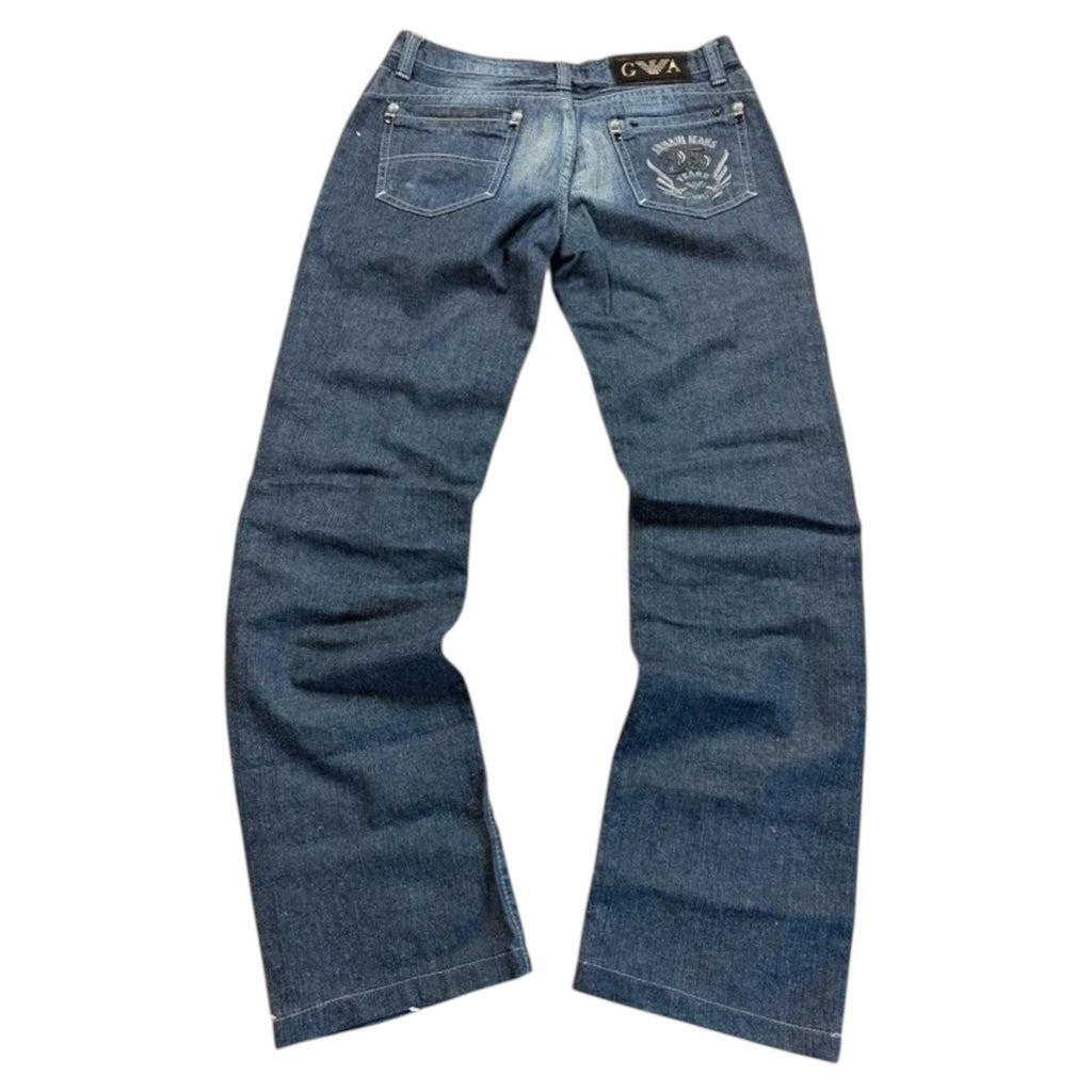 Armani Vintage Big Backprint Jeans S