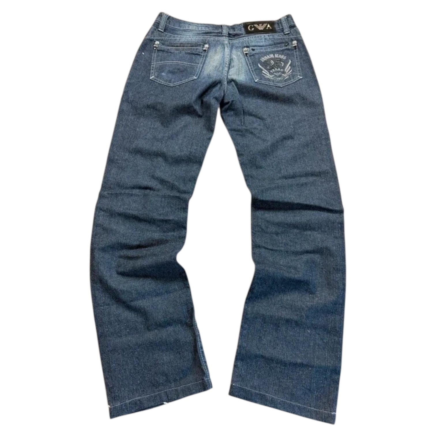 Armani Vintage Big Backprint Jeans S