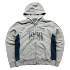 Armani Jeans Vintage Zip Hoodie 2008 Beige XL