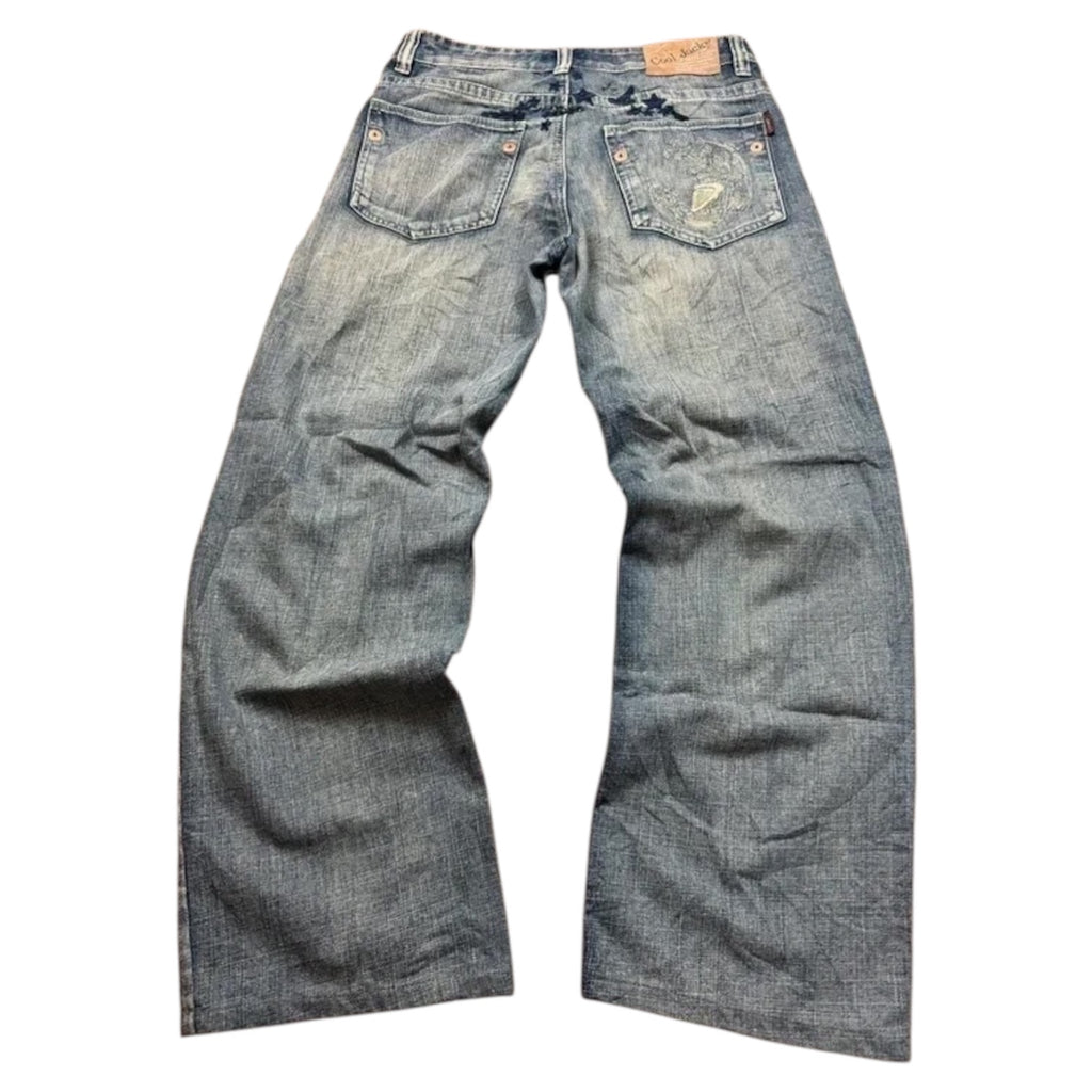 Cool Jacky Japan Style Vintage Backprint Jeans*Rare*2005 M Straight Herren