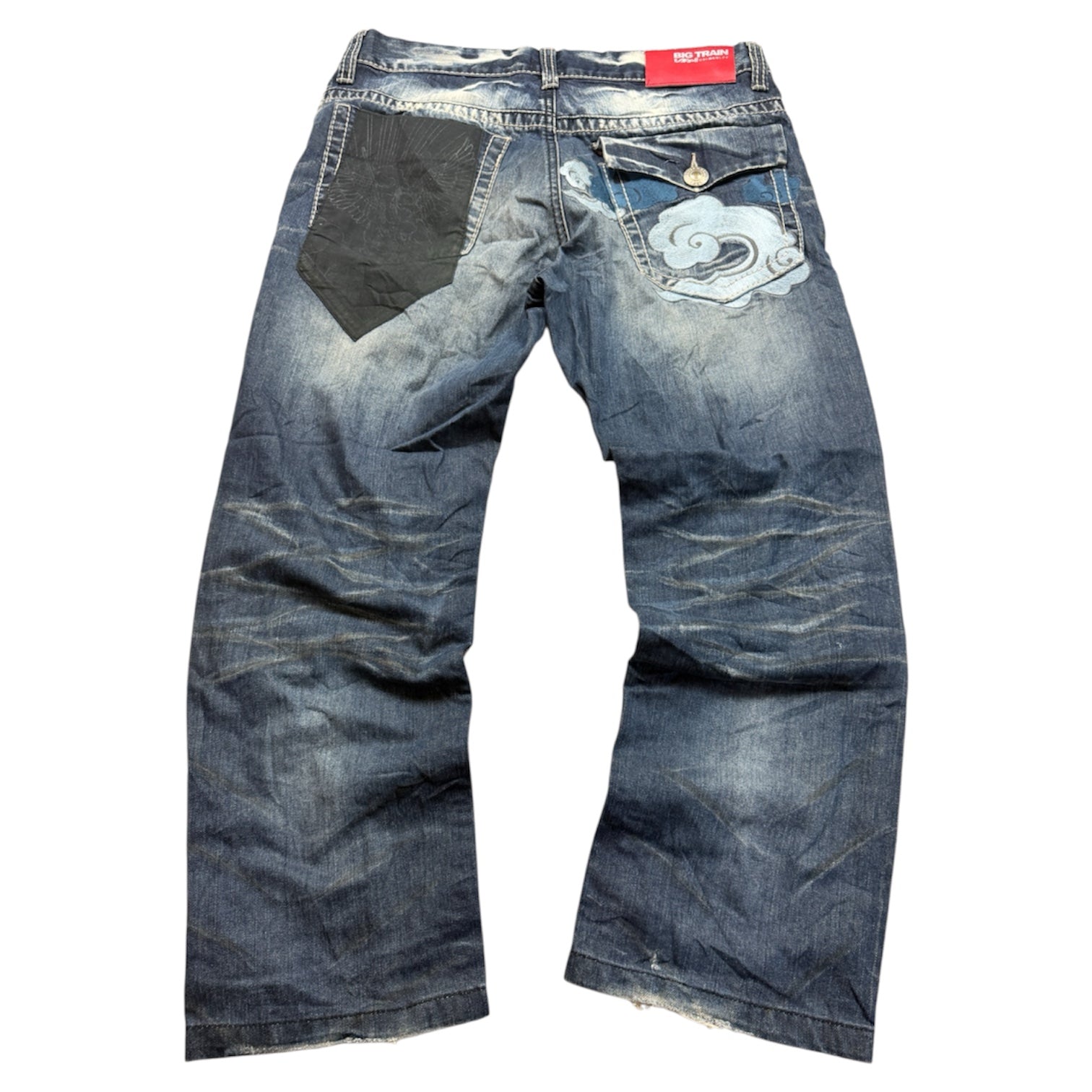 Big Train Jeans Vintage 2008 Blau L Straight Herren