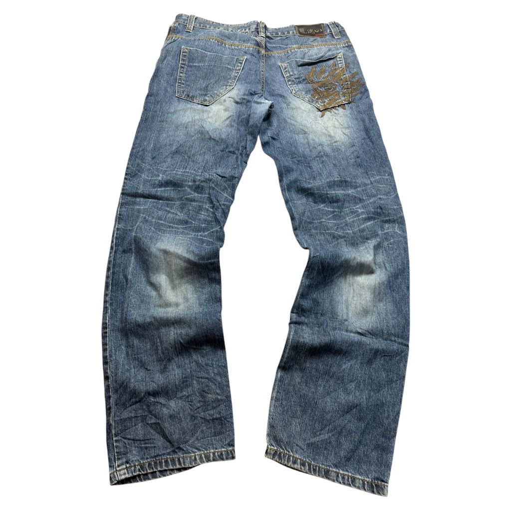 Vintage Oniarai Jeans 2009 Blau XL Straight Herren
