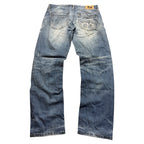 Big Train Vintage Jeans 2007 Blau L Straight Herren