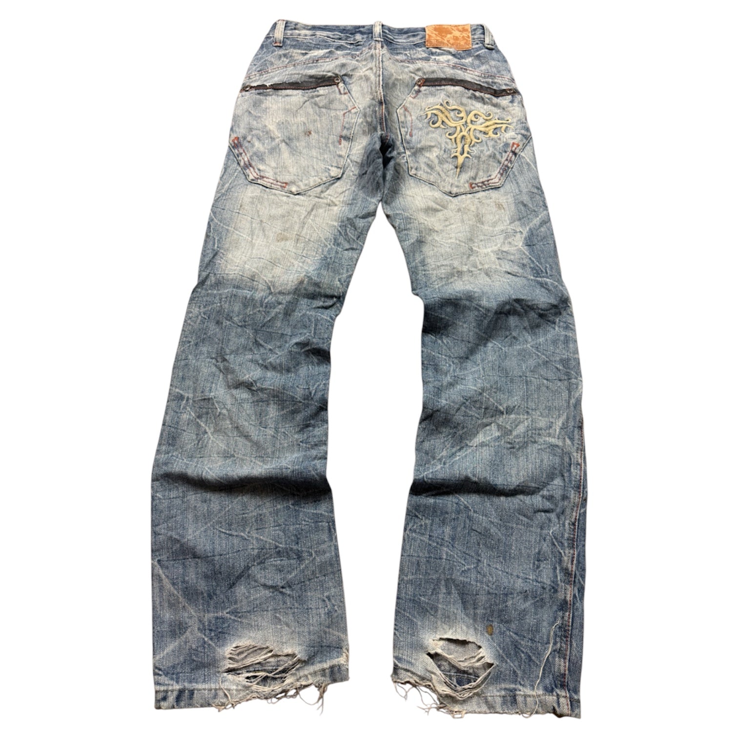 Shtmun Vintage Jeans 2007 Blue Denim Straight Herren M