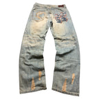 Big Train Vintage Jeans 2005 Blue Wave Denim  Straight Herren XL