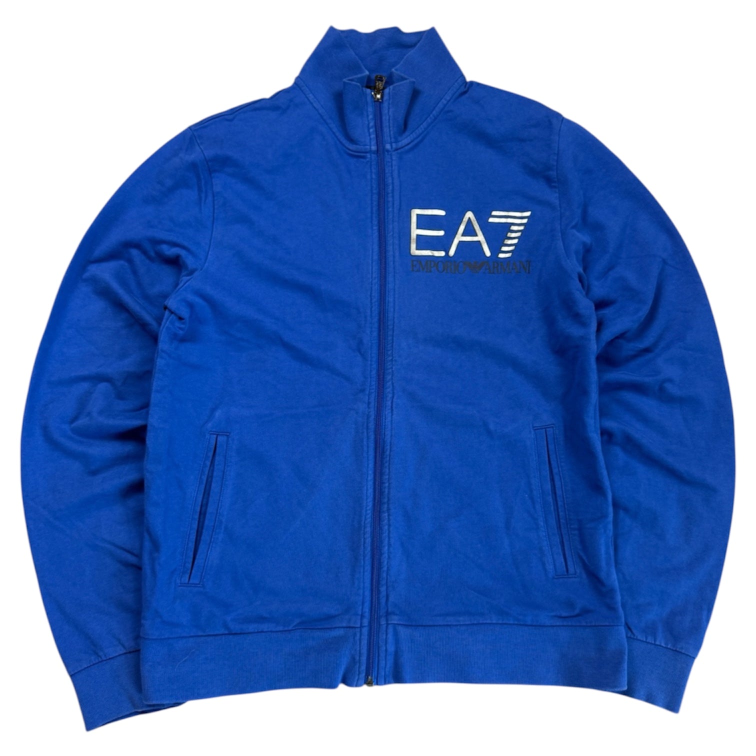 EA7 Emporio Armani Vintage Zip Jacket 2015 Blau M Herren