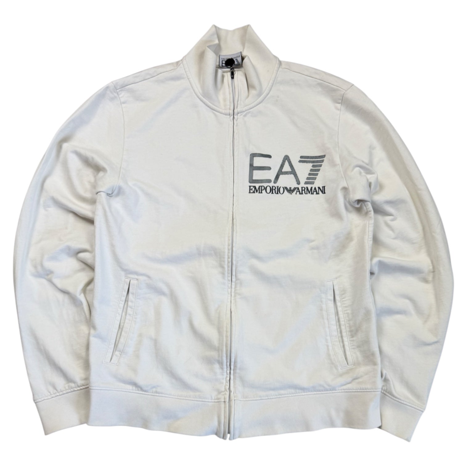 EA7 Emporio Armani Vintage Zip Jacket 2016 Weiß M