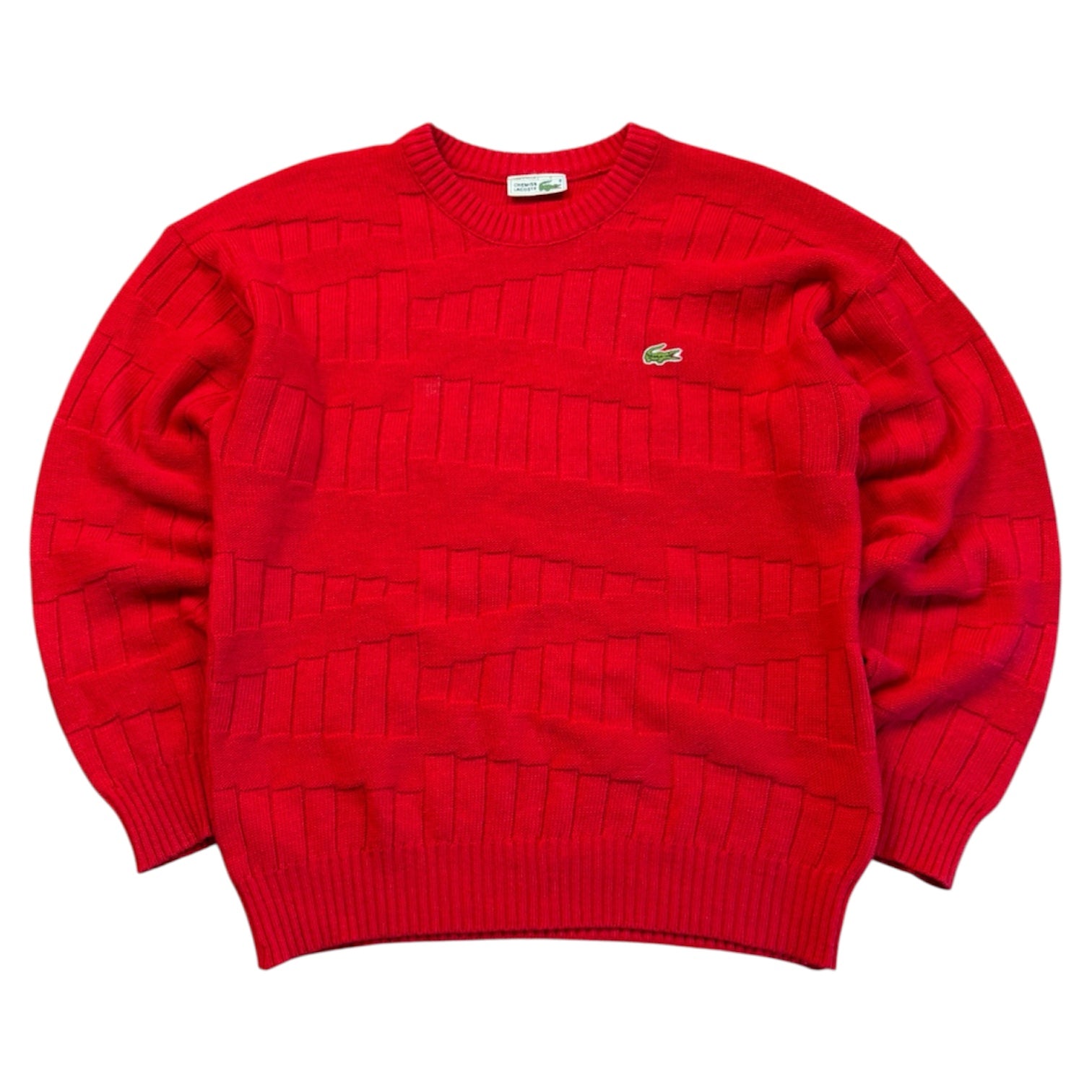 Lacoste Vintage Sweater *Rare*1990 Rot M