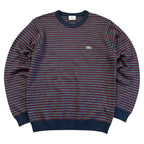 Lacoste Vintage Sweater 2000 Navy Gestreift L