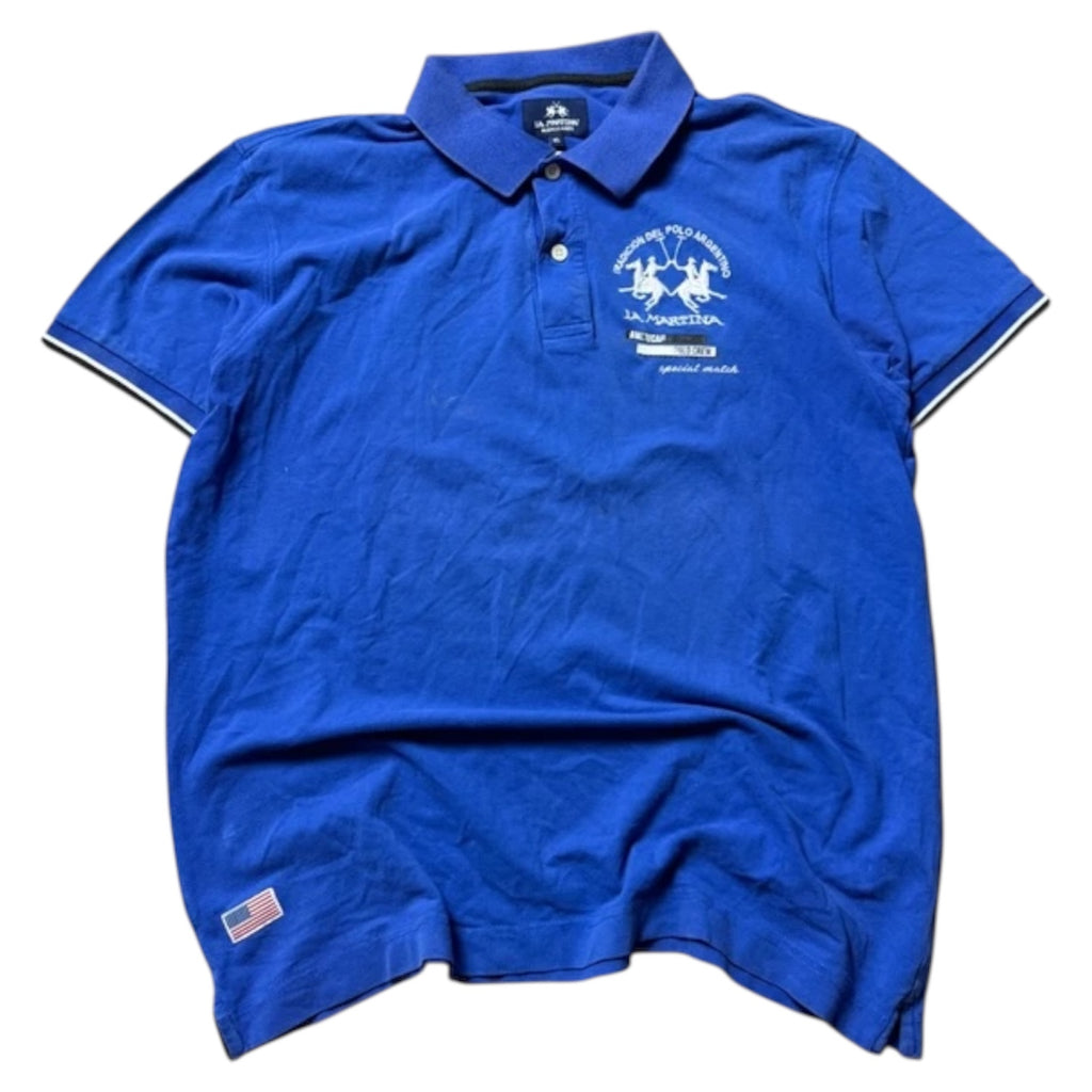 La Martina Vintage Polo Shirt 2014 Blau XL