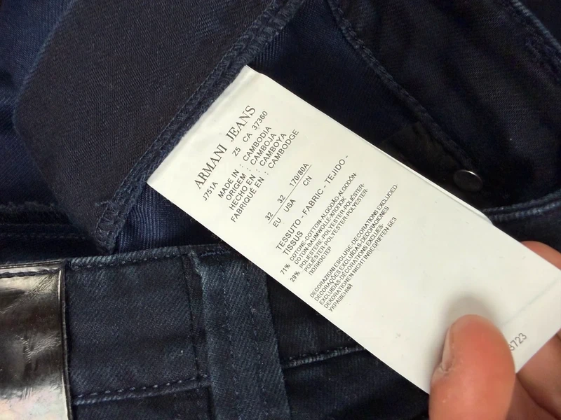 Armani Jeans Vintage Jeans Dunkelblau 2012 S
