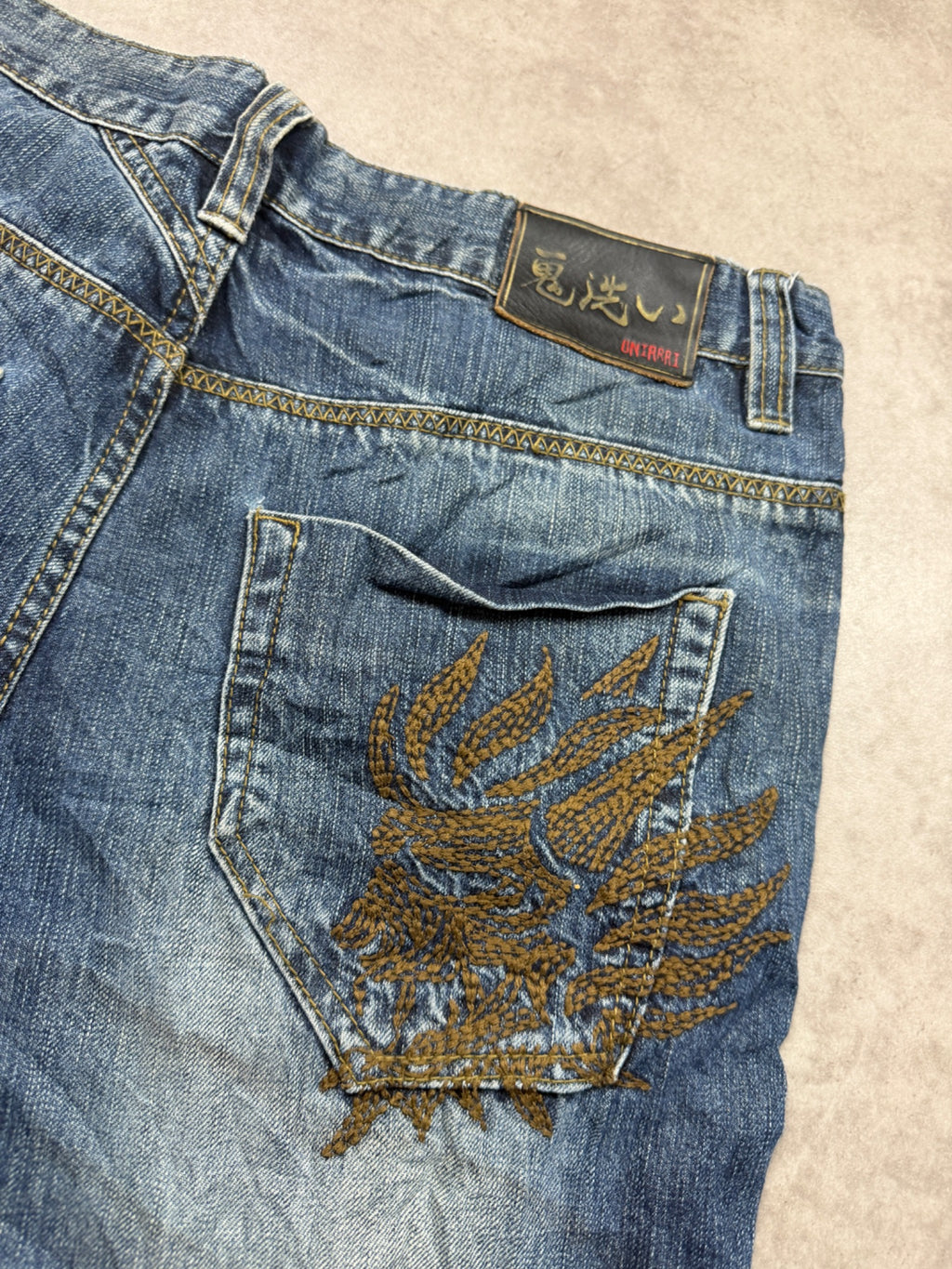Vintage Oniarai Jeans 2009 Blau XL Straight Herren