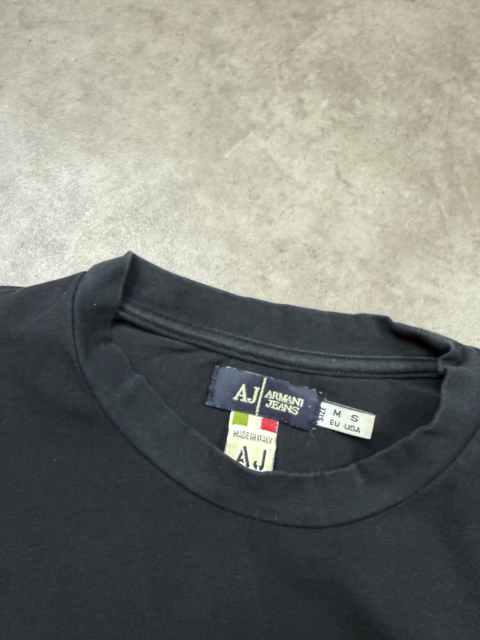 Armani Jeans Vintage Longsleeve 2005 Schwarz M