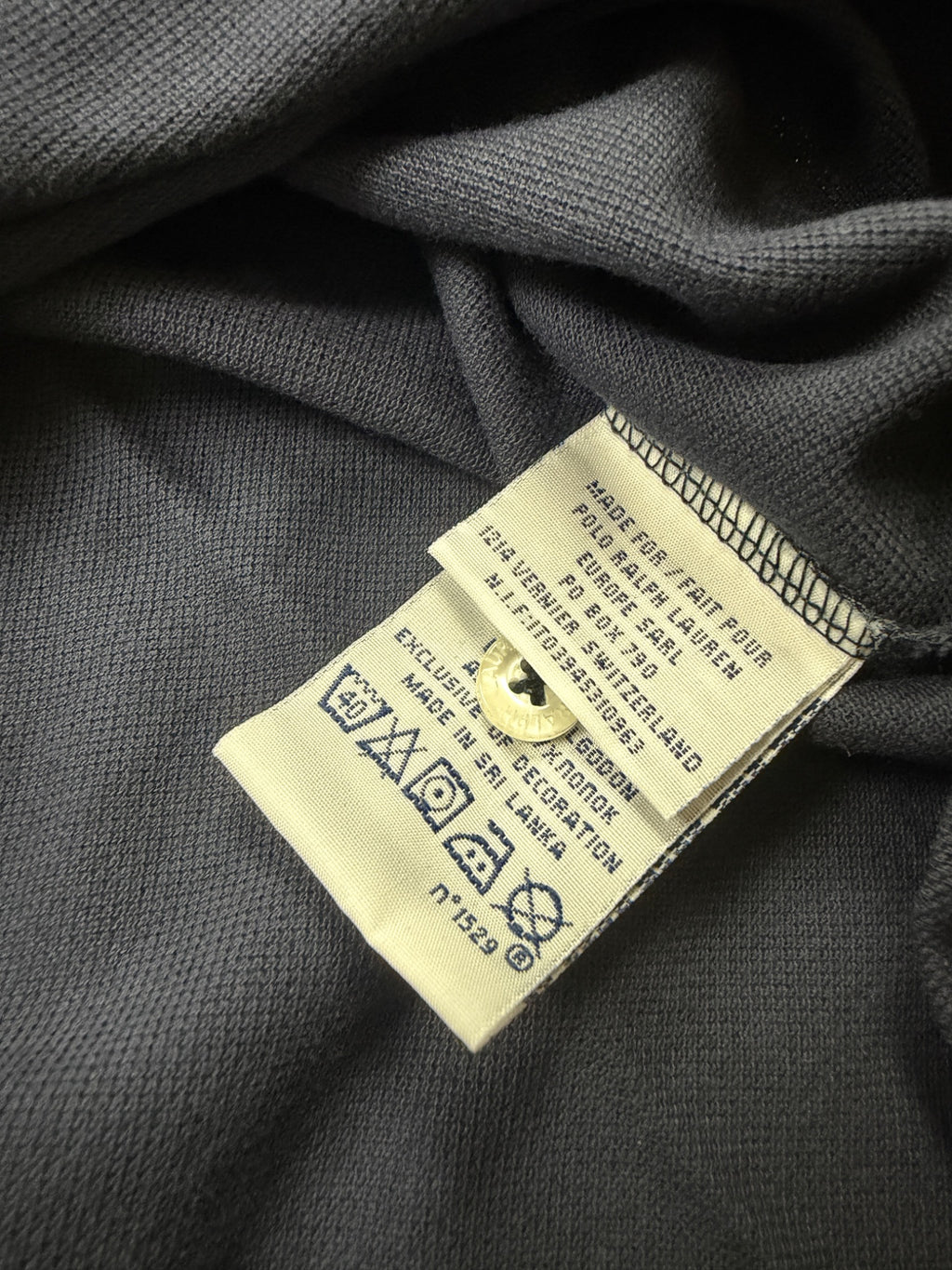 Ralph Lauren Vintage Polo Longsleeve*Rare*2010 Navy M