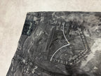 Big Train Vintage Jeans 2005 Black Washed Distressed Denim Straight Herren L