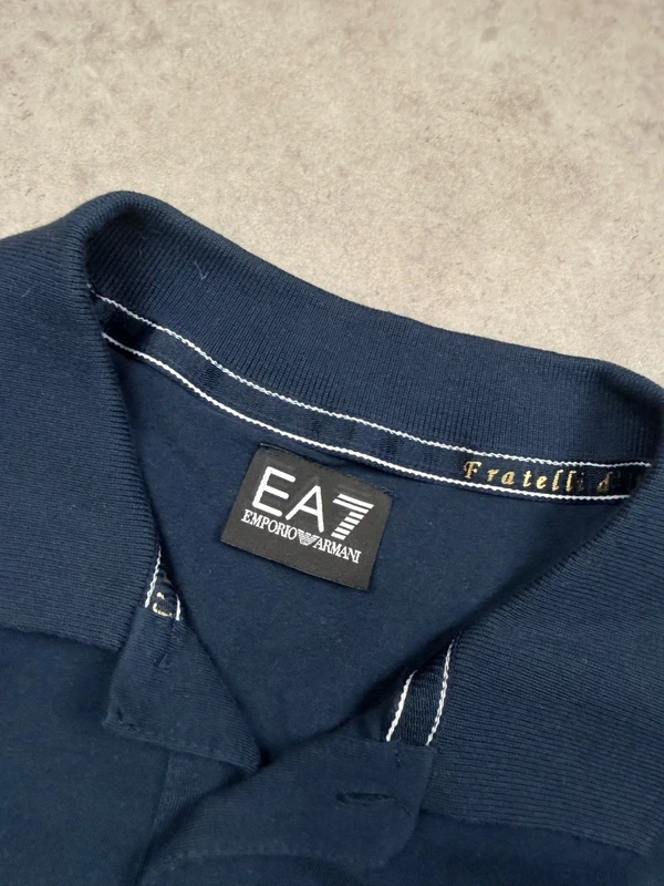 EA7 Emporio Armani Vintage Longsleeve Polo*Rare*2012 L