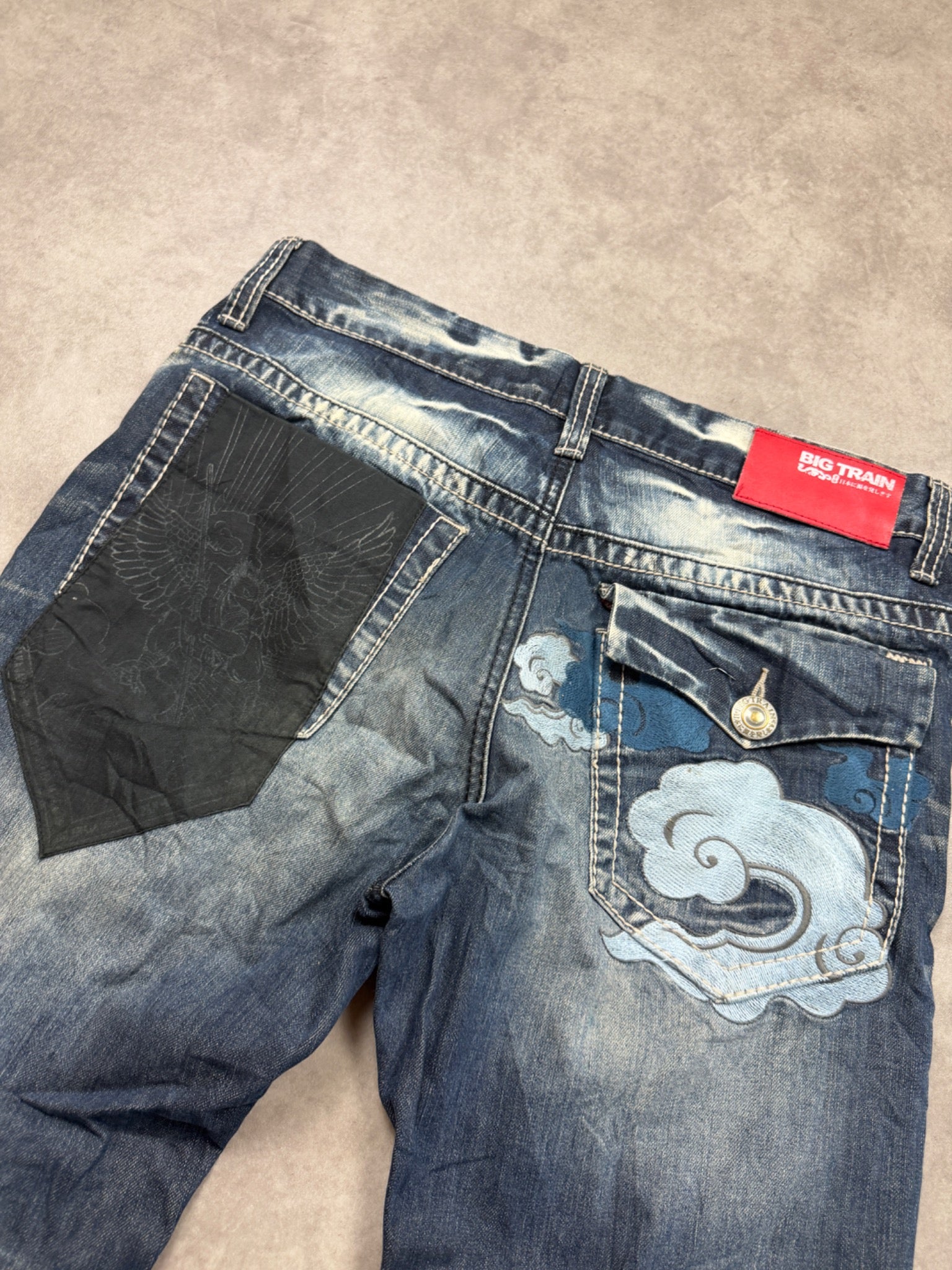 Big Train Jeans Vintage 2008 Blau L Straight Herren
