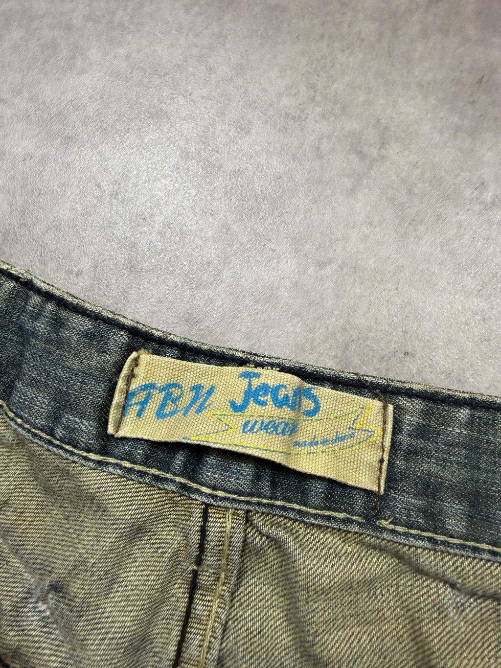 FBN Jeans Vintage 2006 Blau L Straight Herren