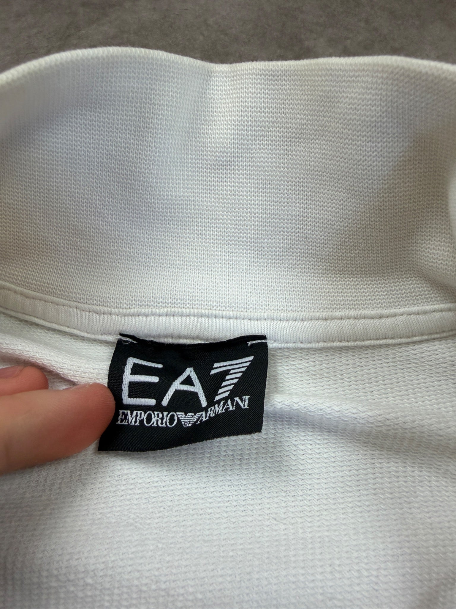 EA7 Emporio Armani Vintage Zip Jacket 2016 Weiß M