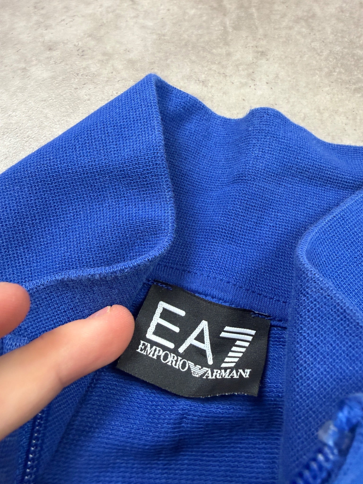 EA7 Emporio Armani Vintage Zip Jacket 2015 Blau M Herren