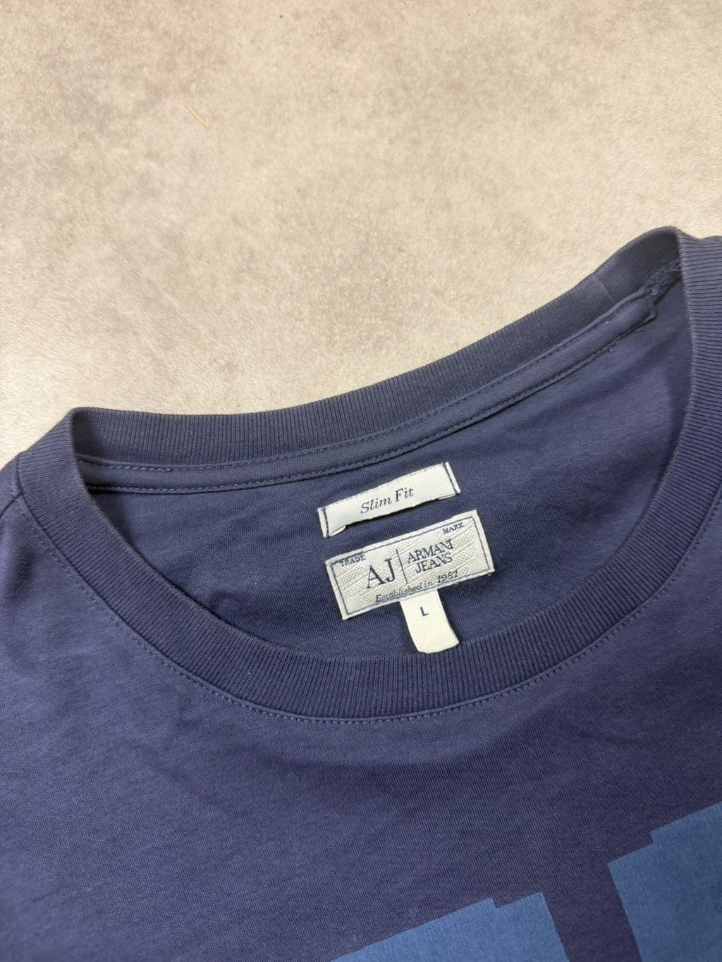 Armani Jeans Vintage Longsleeve 2010 Navy L