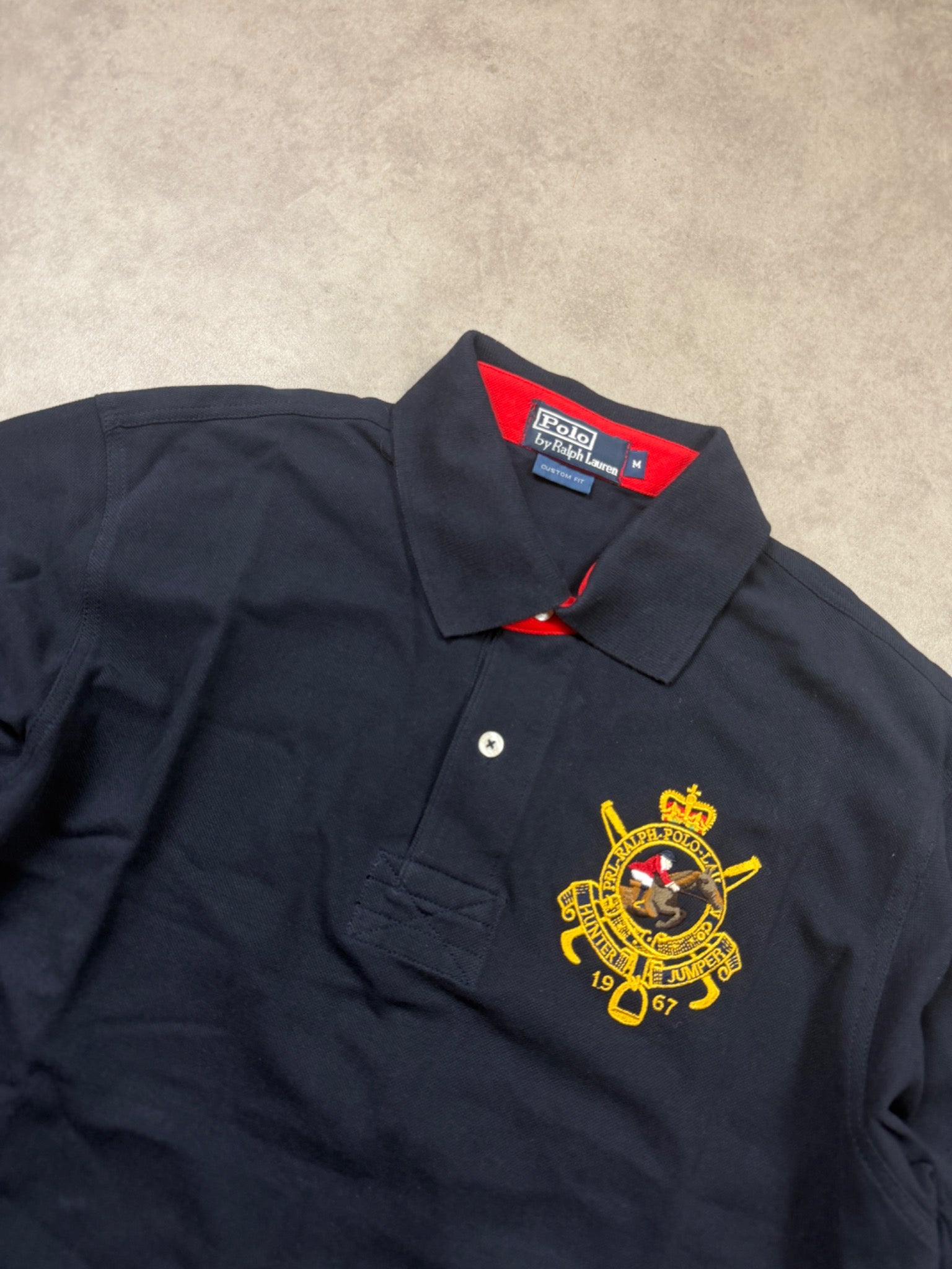 Ralph Lauren Vintage Polo Longsleeve*Rare*2010 Navy M